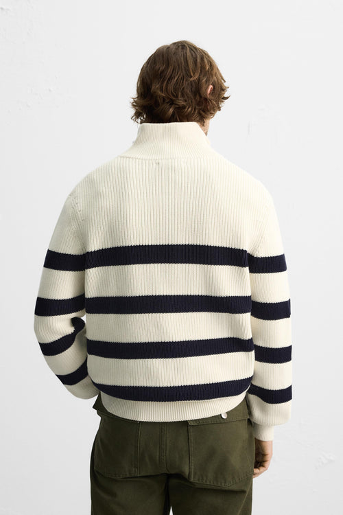 Basic Quarter~Zip Sweater