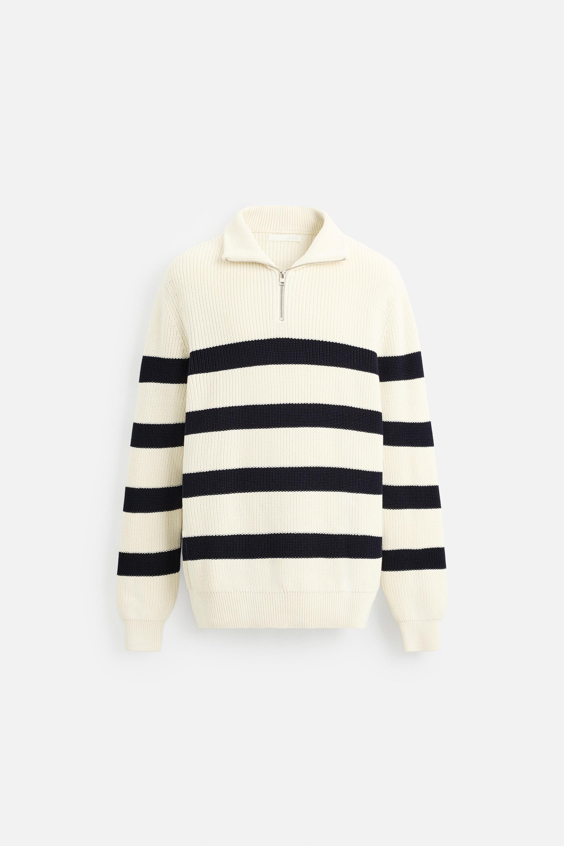 Basic Quarter~Zip Sweater