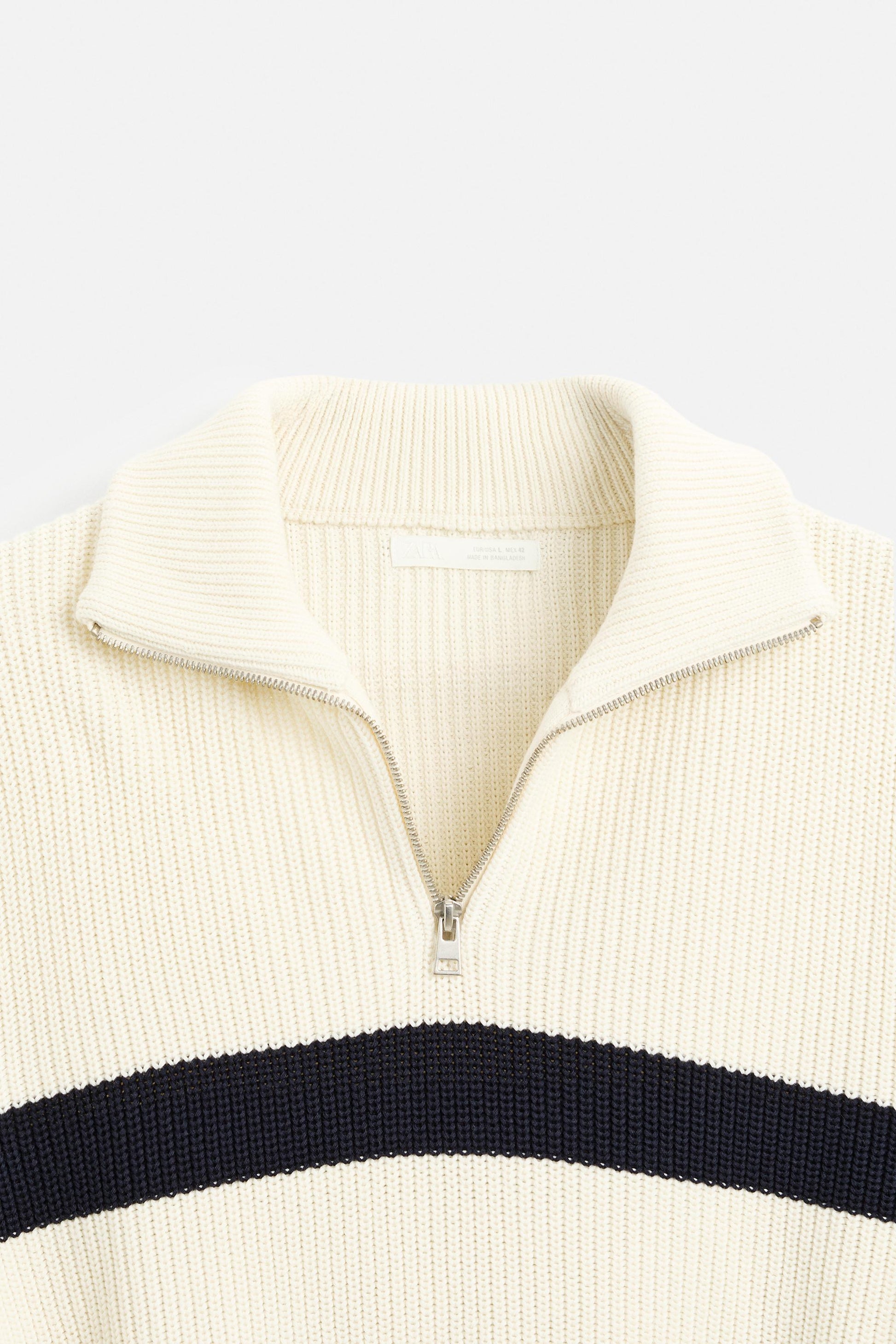 Basic Quarter~Zip Sweater