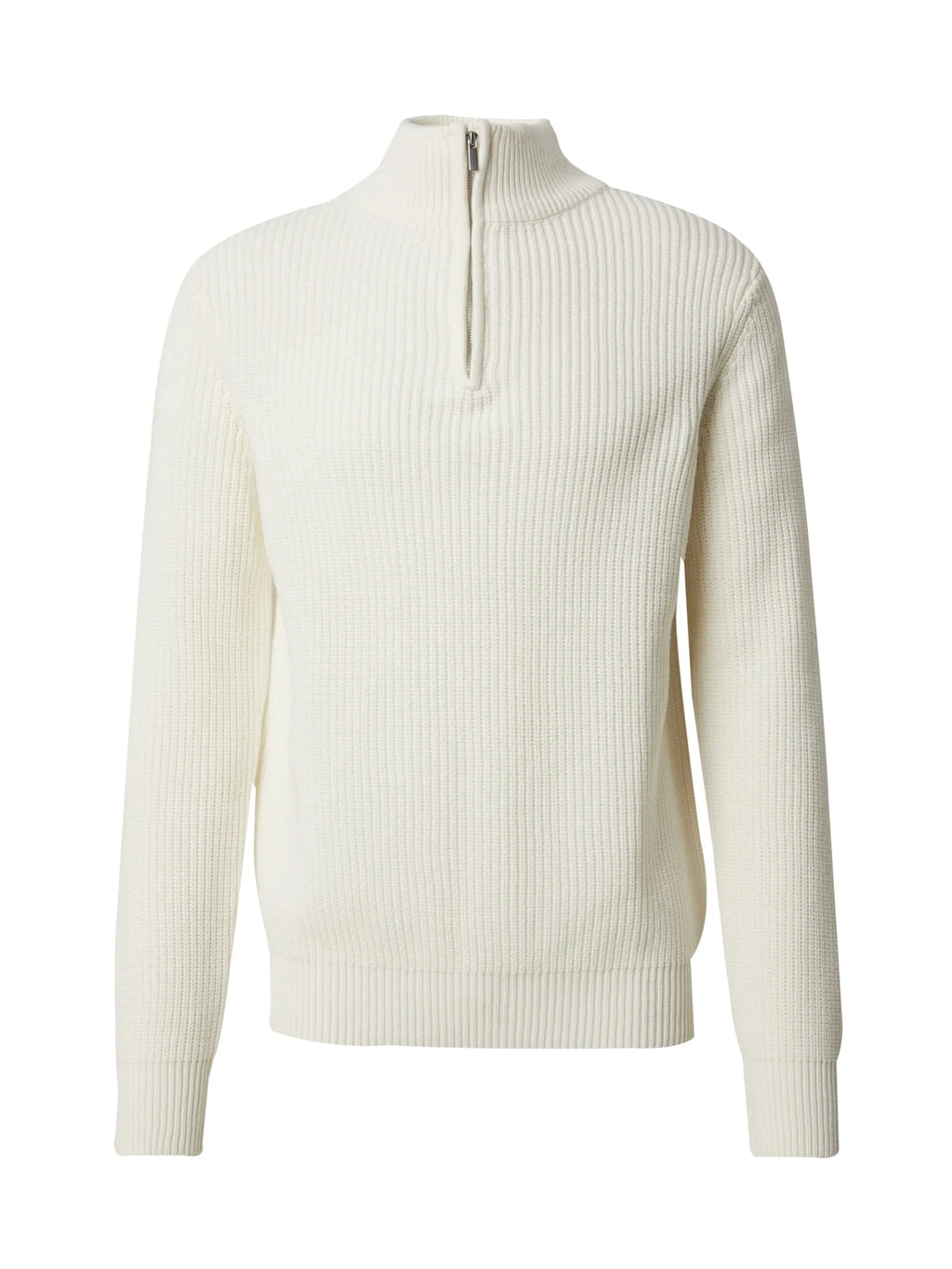 OFF WHITE QUARTER ZIP SWEATSHIRT