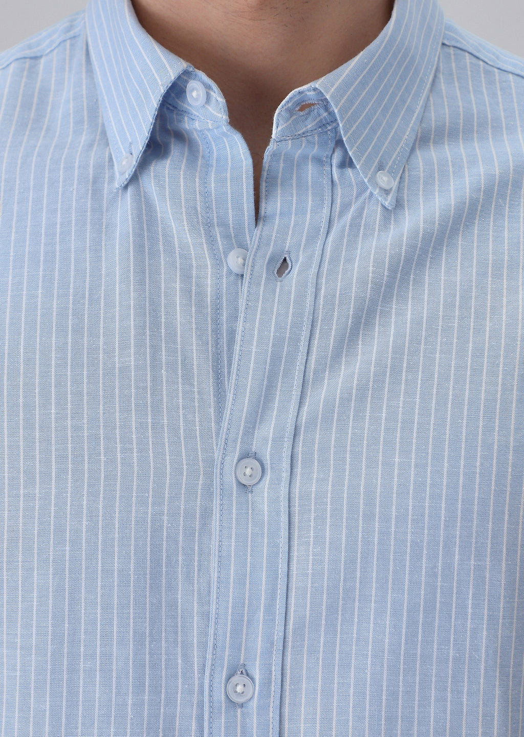 LIGHT BLUE STRIPE SHIRT
