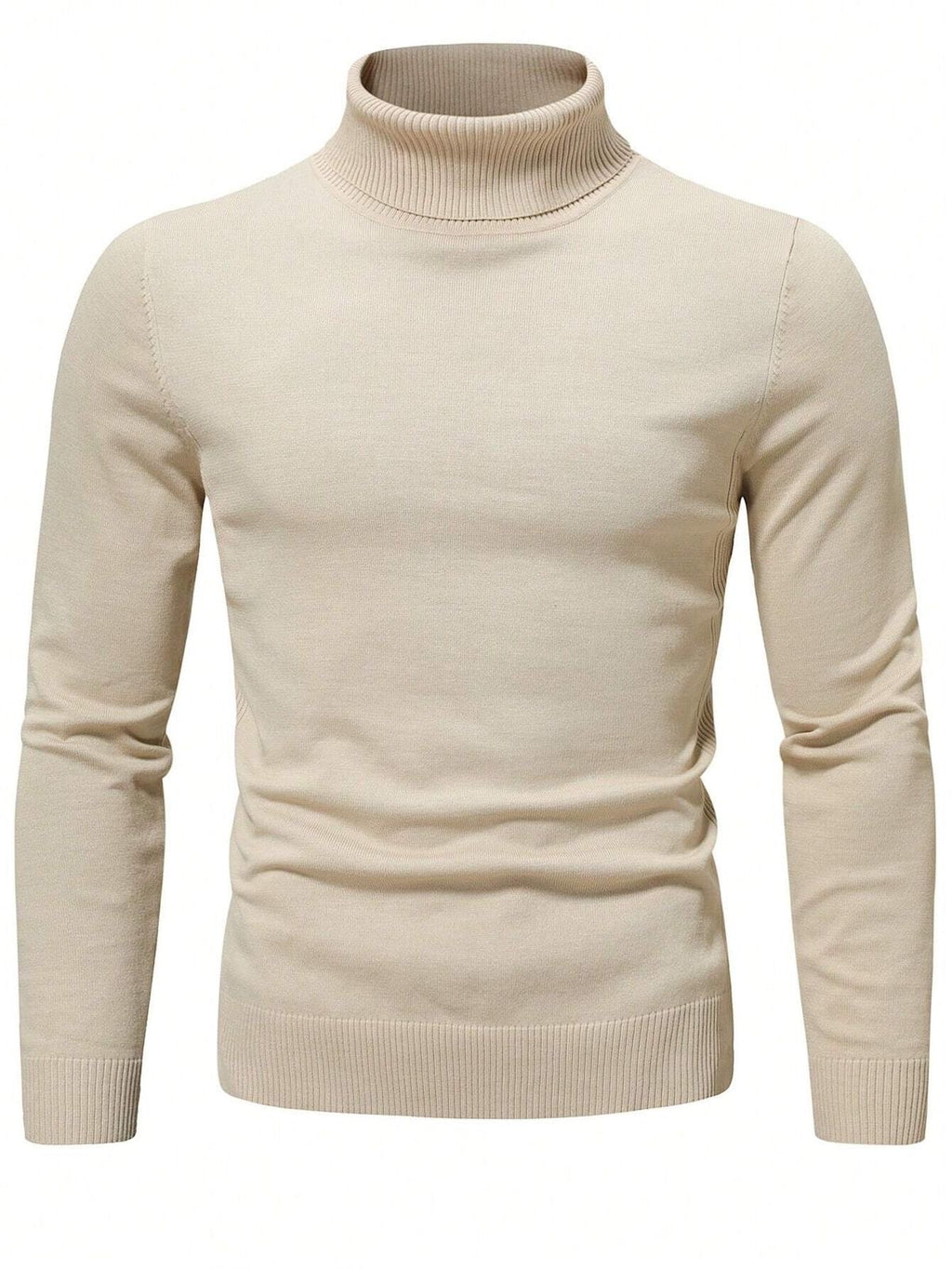 Beige Turtle Neck Sweater