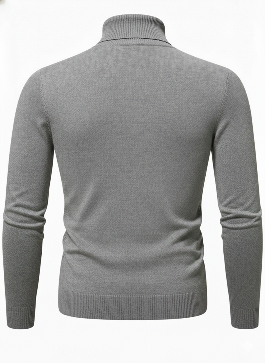 Grey Turtle Neck Sweater